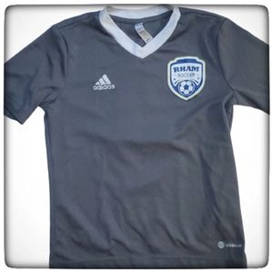 ADIDAS RHAM Gray Soccer Jersey #6-Size S